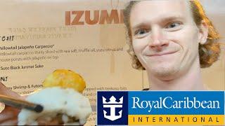 Izumi Sushi and Sake Experience  Is it Worth It?  Royal Caribbean