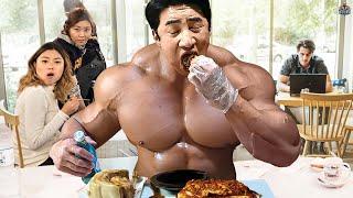 EAT LIKE A MONSTER - WHAT BODYBUILDERS EAT - FULL DAY OF EATING MOTIVATION