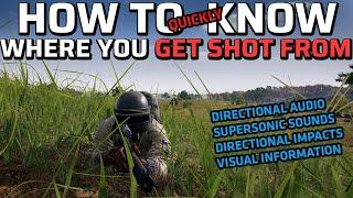 GUIDE How to know WHERE YOU GET SHOT FROM in PUBG