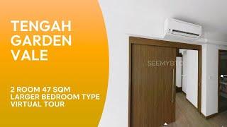 Tengah Garden Vale 2 Room 47 SQM Larger Bedroom Type Virtual Tour
