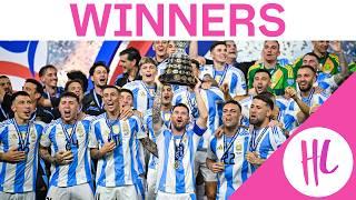 ARGENTINA WINS COPA AMERICA