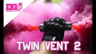 NEW TWIN VENT 2 - SMOKE GRENADE - SMOKE BOMB -  PINK