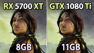 RX 5700 XT vs GTX 1080 Ti - Tested in 11 Games
