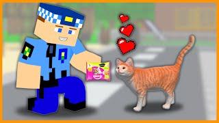 KEREM KOMİSERİN YENİ KEDİSİ HIRSIZ  - Minecraft ZENGİN FAKİR HAYATI