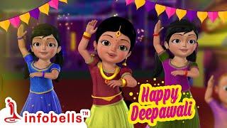 Happy Deepavali Kids Songs - ఆనందాన్ని తెచ్చిపెట్టింది  Telugu Rhymes for Children  Infobells