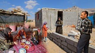 Making beautiful stairs and cooking delicious food  The village life of a heartbroken mother