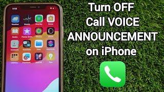 How to Turn Off Announce Call on iPhone in iOS 17 2024