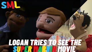 SML Movie Logan Tries To See The Super Marvin Movie Reaction Puppet Reaction
