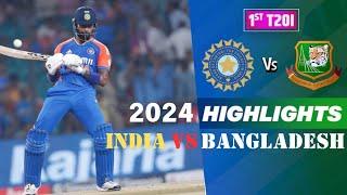 2024 India vs Bangladesh T20 Match Highlights  Intense Battle & Unbelievable Cricket Moments