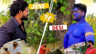 JINI VS DESI  comedy video  K4 Haryanvi 