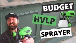 Budget Paint Sprayer HVLP Gun - Spray Painting Panelling