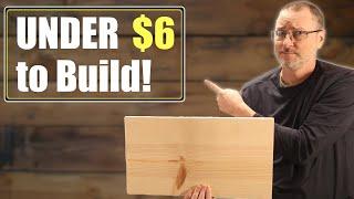 Small Woodworking Project For Beginners  Inexpensive Build