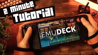 How to install EmuDeck in 2 MINUTES    TUTORIAL