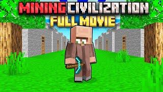 Minecraft but I survive in MINING CIVILIZATION FULL MOVIE