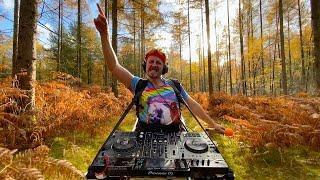 Mobile DJ hikes through MOUNTAINS....