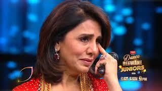 Neetu Singh breaks into tears remembering Rishi Kapoor ji on Dance Deewane Juniors