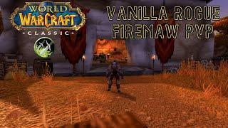 Vanilla WoW 17+  Undead Rogue Leveling-Firemaw PvP