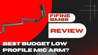 The Best Budget Low Profile Microphone Arm 2024? FIFINE BM88 REVIEW