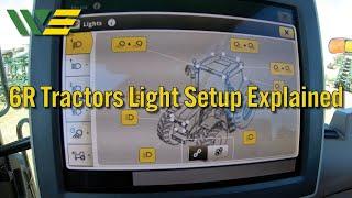 How to Set Up Lights on John Deere 6R Tractors