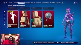  NEW EMOTE DIMENSIONNEL Boutique FORTNITE du 3 octobre item shop octobre 3