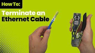 How To Terminate an Unshielded Cat66A RJ45 Plug