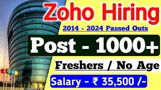 aii jolly ️ Zoho New Post  Zoho Recruitment 2024 tamil  Zoho New Openings 2024 tamil #zoho