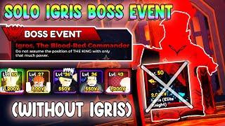 Easiest Igris Boss Farm Without Igris and SJW Anime Vanguard Tutorial - Roblox