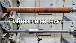 Motor Pinion Shaft  CNC Machine Shop  Hankook PROTEC-9NC