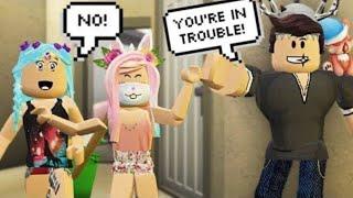 KIDS GET IN TROUBLE   Bloxburg Sisters ASHLEYOSITY REUPLOAD