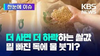 한눈에 이슈 사도 사도 떨어지는 쌀값…근원적인 해결책은 없을까?  KBS 2024.06.12.