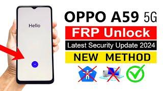 OPPO A59 5G Google Account Bypass without pc - LATEST UPDATE 2024