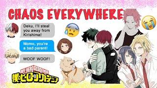 DRAMATIC REVEALS in Class 1A  BNHA Texts - MHA Chat