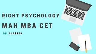Right psychology for MBA CET 2022 mocks