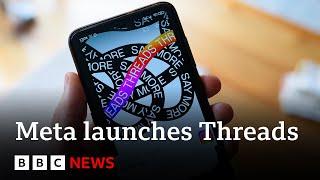 Meta launches Twitter rival Threads - BBC News