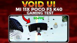 Void UI Rom Mi 11x Poco F3 Gaming Test - 90 FPS TDM Classic Match and Hotdrops  New Gaming Rom ? 