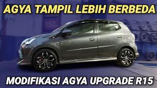 Modifikasi Toyota Agya Pakai Velg Ring 15 HSR Wheel  Tampil Guanteng Poll  Kick Off Ciputat