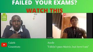 WHAT IF YOU FAILED YOUR EXAMS?  WATCH THIS