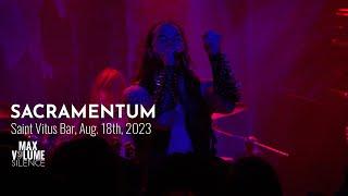 SACRAMENTUM live at Saint Vitus Bar Aug. 18th 2023 FULL SET