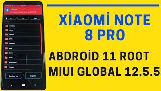 Xiaomi Redmi Note 8 Pro Root Atma - Twrp Yükleme - MIUI Global 12.5.5 - Android 11