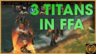 Wonder age and 3 Titans in Age of Mythology RETOLD FFA Tournament