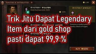Trik Jitu Legendary Item gold shop Diablo Immortal