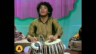 Ustad Zakir Hussain  1985 Doordarshan Recital  HD