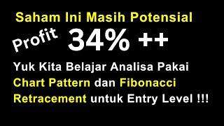 Saham ini Masih Potensial Naik 34%+ Yuk kita Analisa Pakai Chart Pattern dan Fibonacci Retracement 