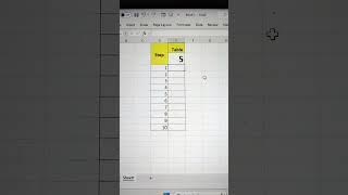 Create Table In Excel   Excel Tricks #shorts #excelformulas #excelshorts #excelfunction #bytetech