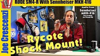 RODE SM4-R Shock Mount with Sennheiser MHK 416 Test & Review VO VoiceOver