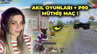 EN GÜÇLÜ YAKIN TEMAS SİLAHI P90 EFSANE ONE MAN SQUAD PUBG MOBİLE