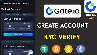 How to create and verify Gate.io Account  gate.io account create