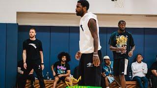 Kyrie irving Invites Jalen Brunson Julius Randle Donte Divencenzo Kyle Anderson & more to his run