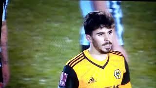 Wolves beat chorley 1-0 vitinha scores an absolute screamer