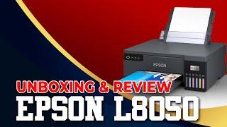 EPSON ECOTANK L8050  UNBOXING REVIEW DAN KOMPARASI